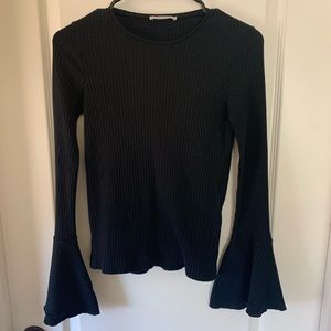 Zara new black top